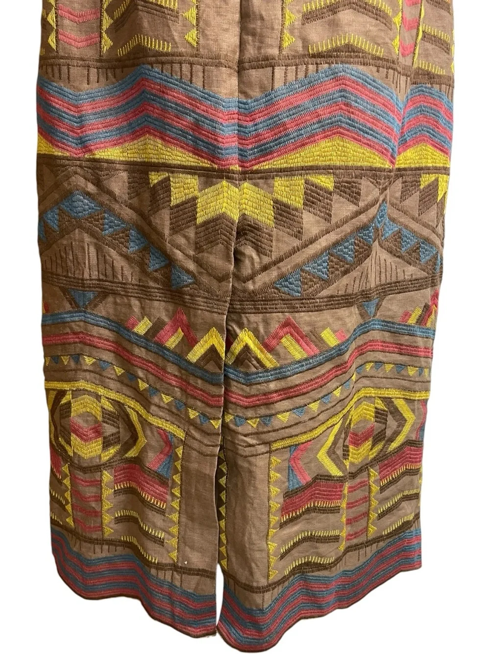 Zara embroidered linen